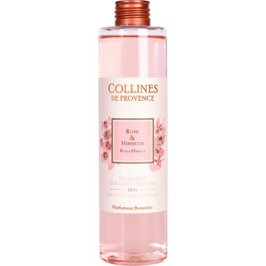 Rezerva difuzor parfumat Trandafir&Hibiscus 250ml, COLLINES DE PROVENCE - 1